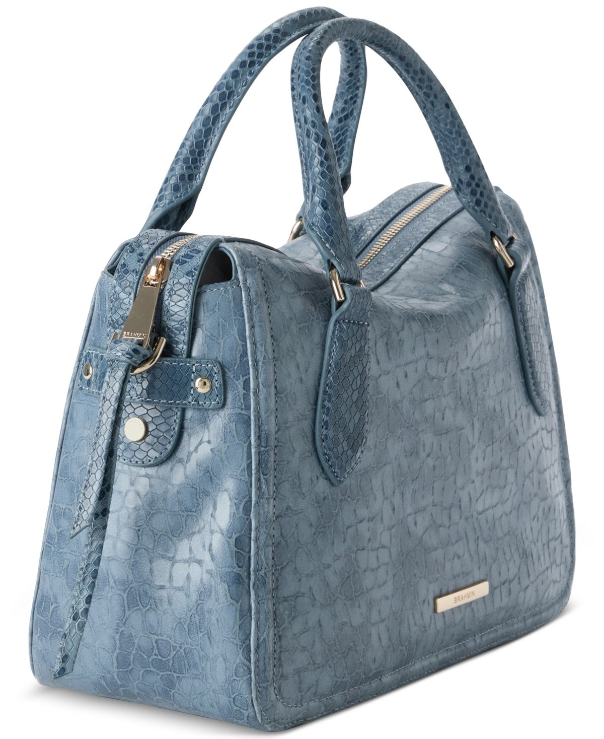 Brahmin Blue Preloved Handbag