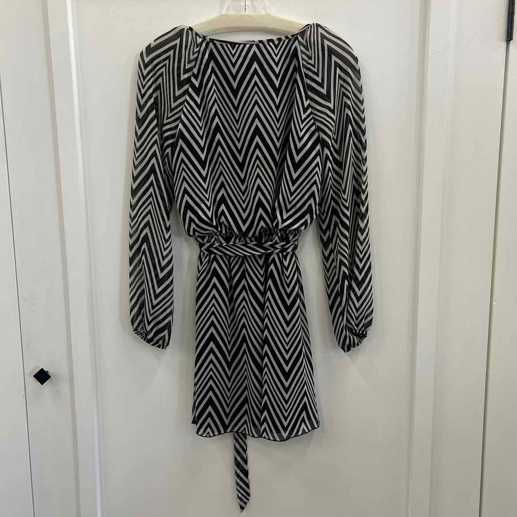 Speechless Size S Black/White Sheer Preloved Dress