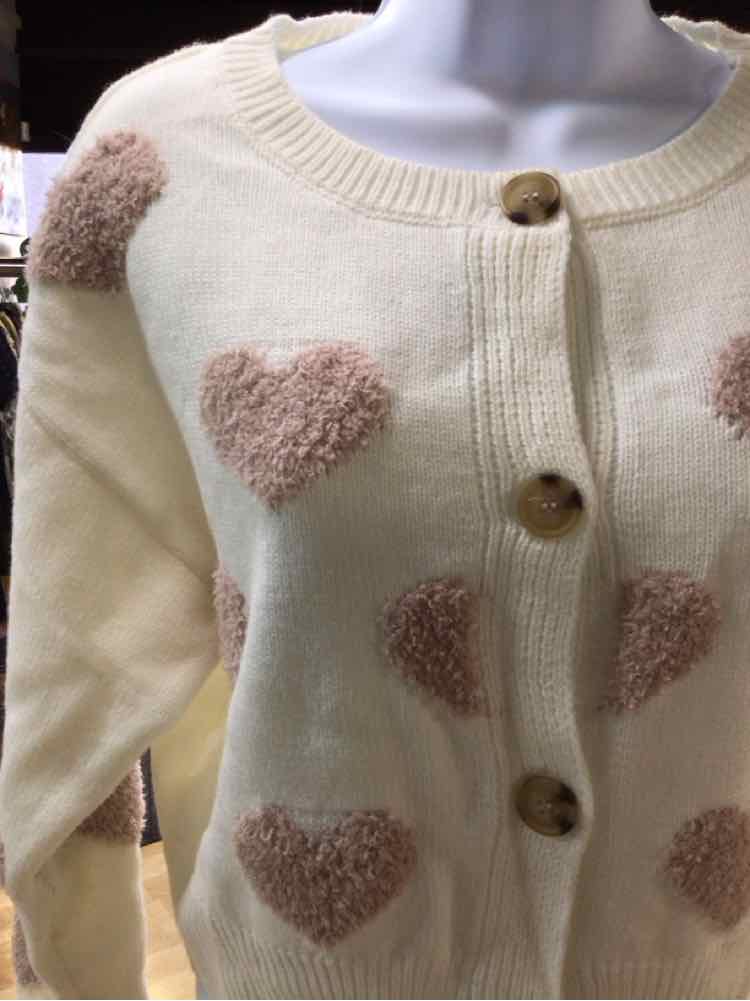love tree Size M White Preloved Cardigan