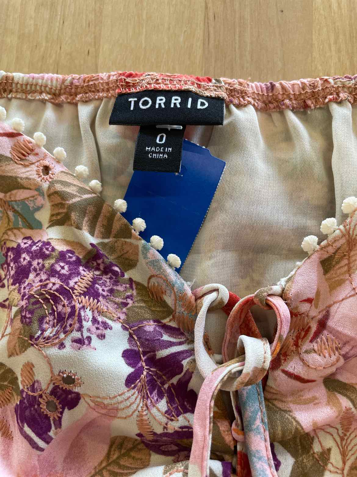 Torrid Size 0 Pink Blouse