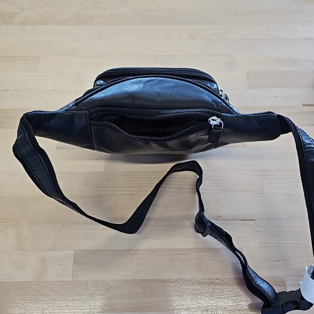 Mancini Black Fanny Pack