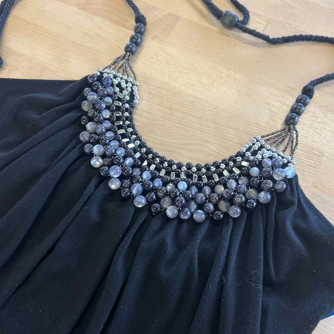 body central Size S Black Beaded Tank