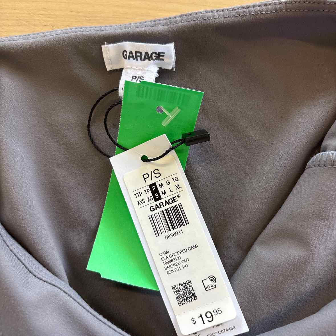Garage Size S Gray New Tank