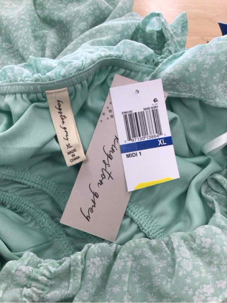 kingston grey Size XL Green New Dress