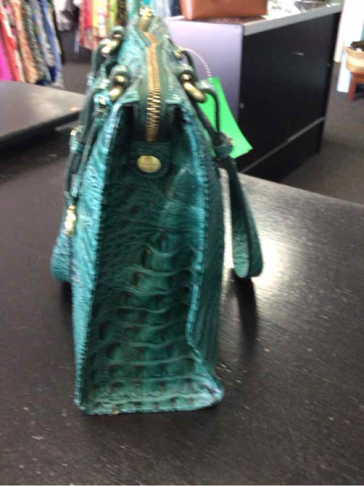 Brahmin Teal Handbag