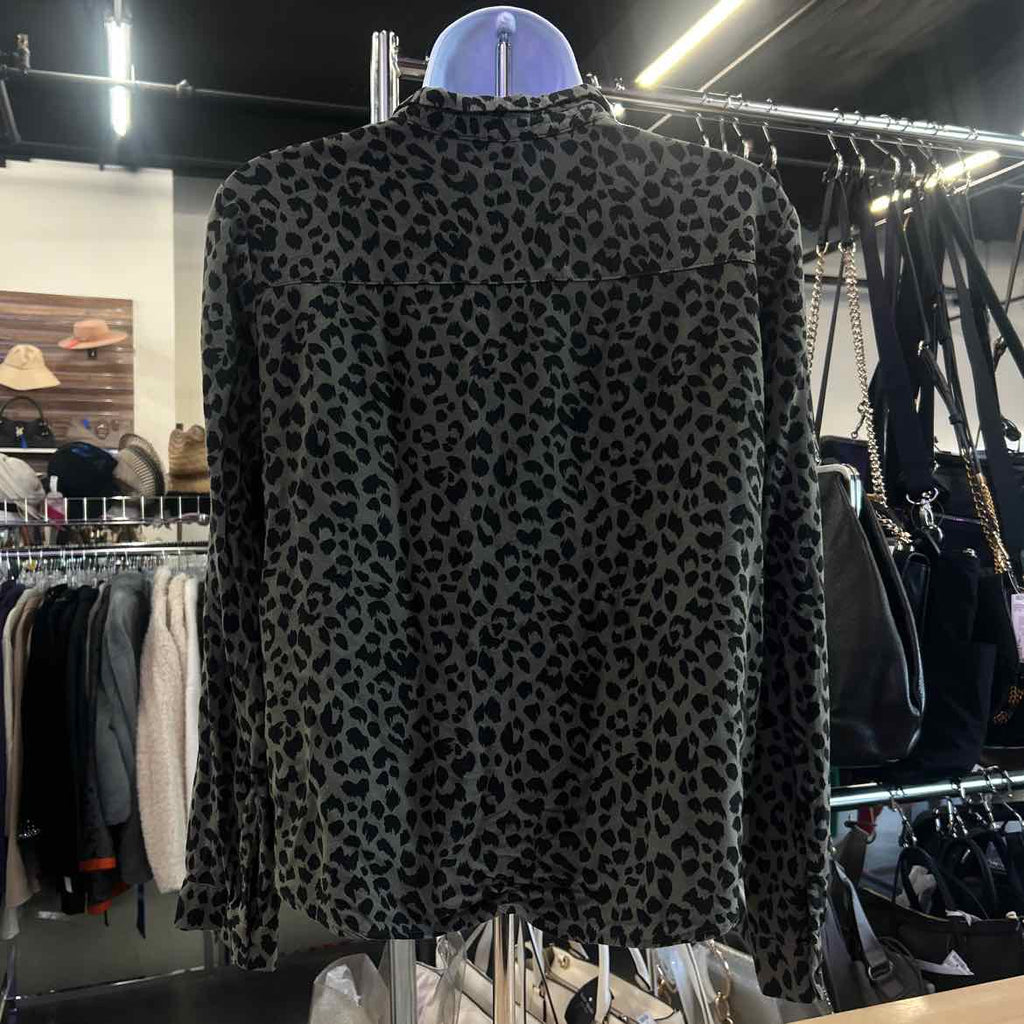 Divided Size 0 Green Button Down Shirt