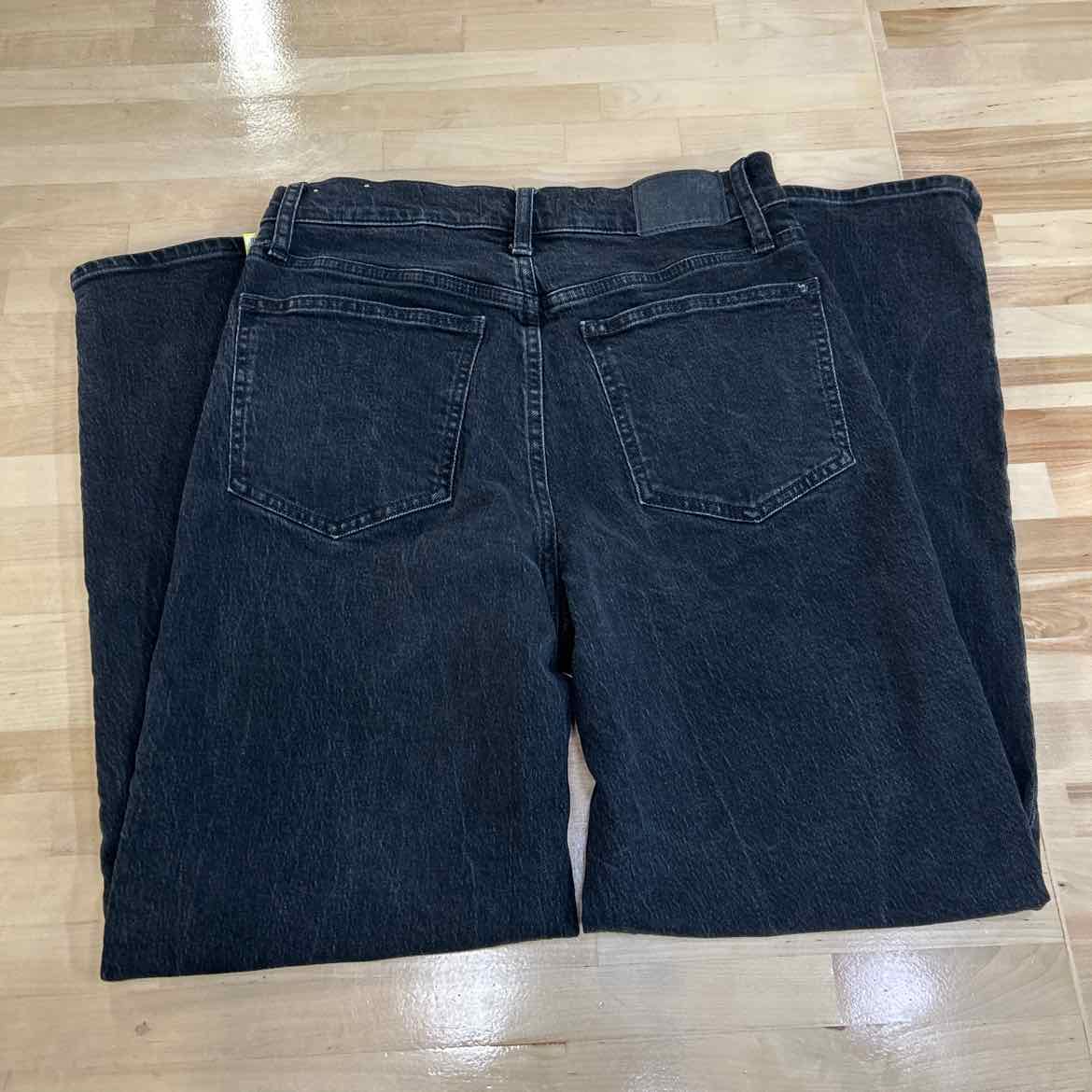 Madewell Size 28 Black & Green prints Denim Preloved Jeans