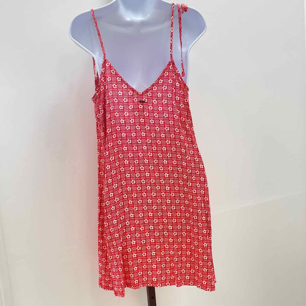 Rip Curl Size XS Cala Mayor Tie-Strap Mini Dress - Red