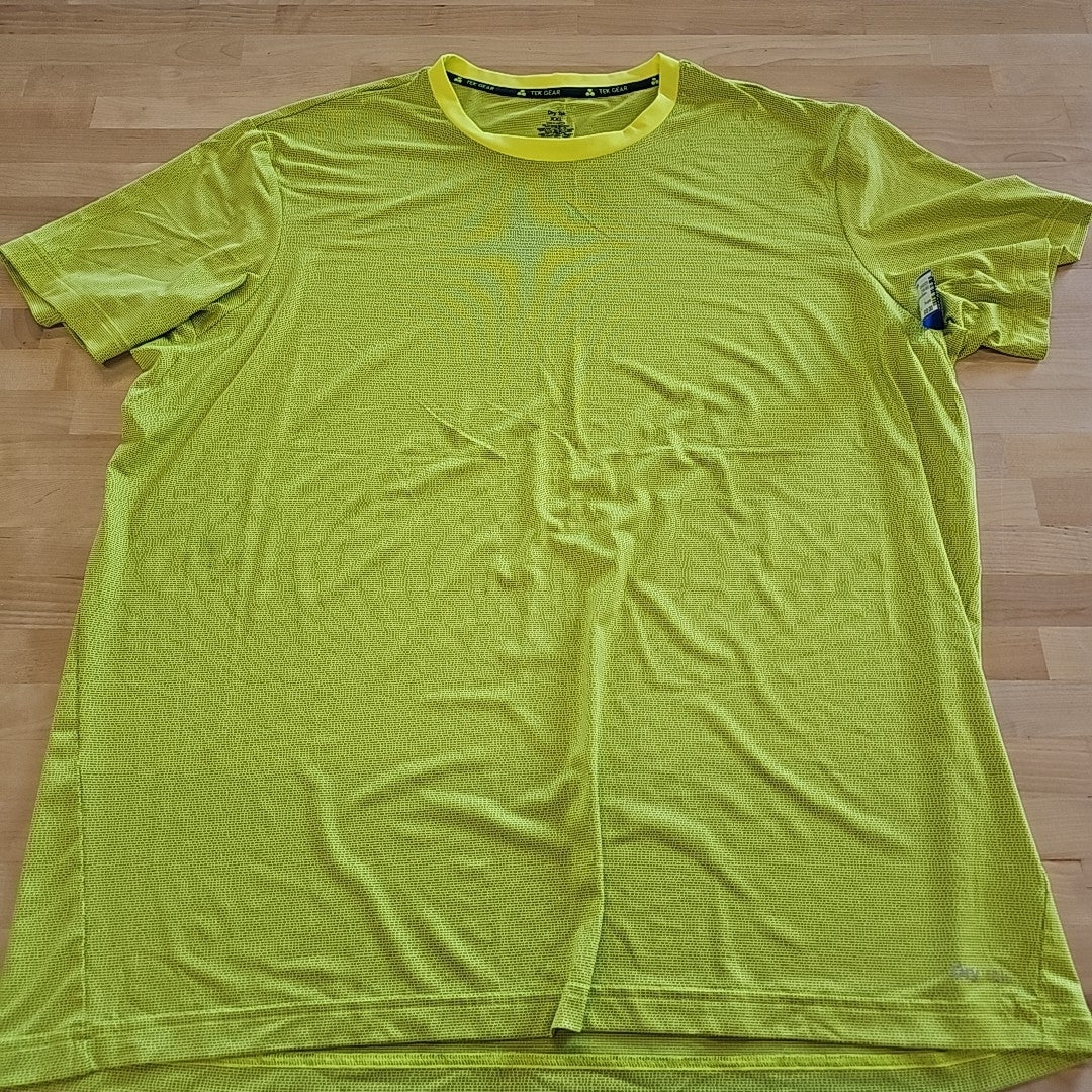 Tek gear Size XXL Green MENS Athletic Tee