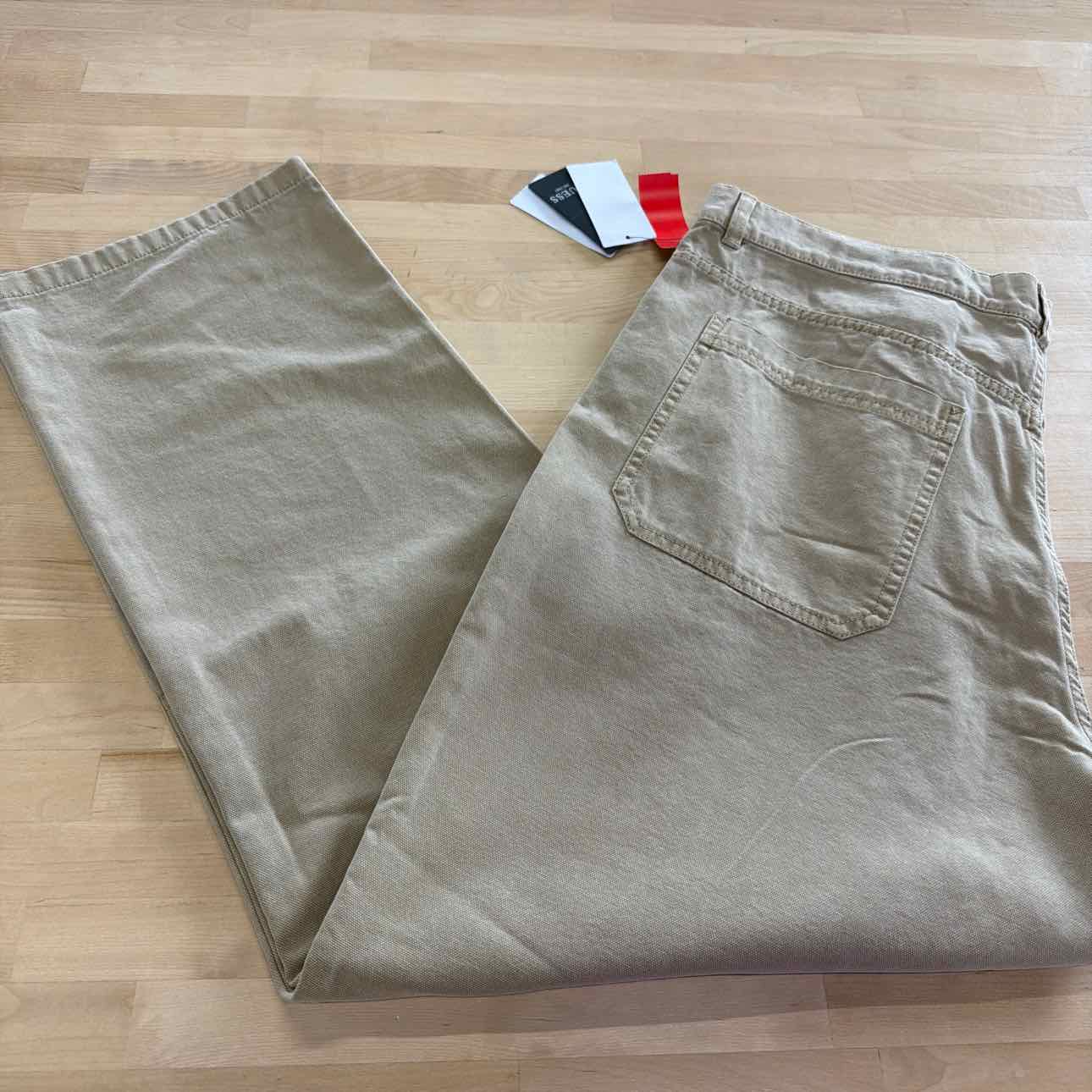 Guess Men's Straight-Fit Cotton Cargo Pants - Impact Grey