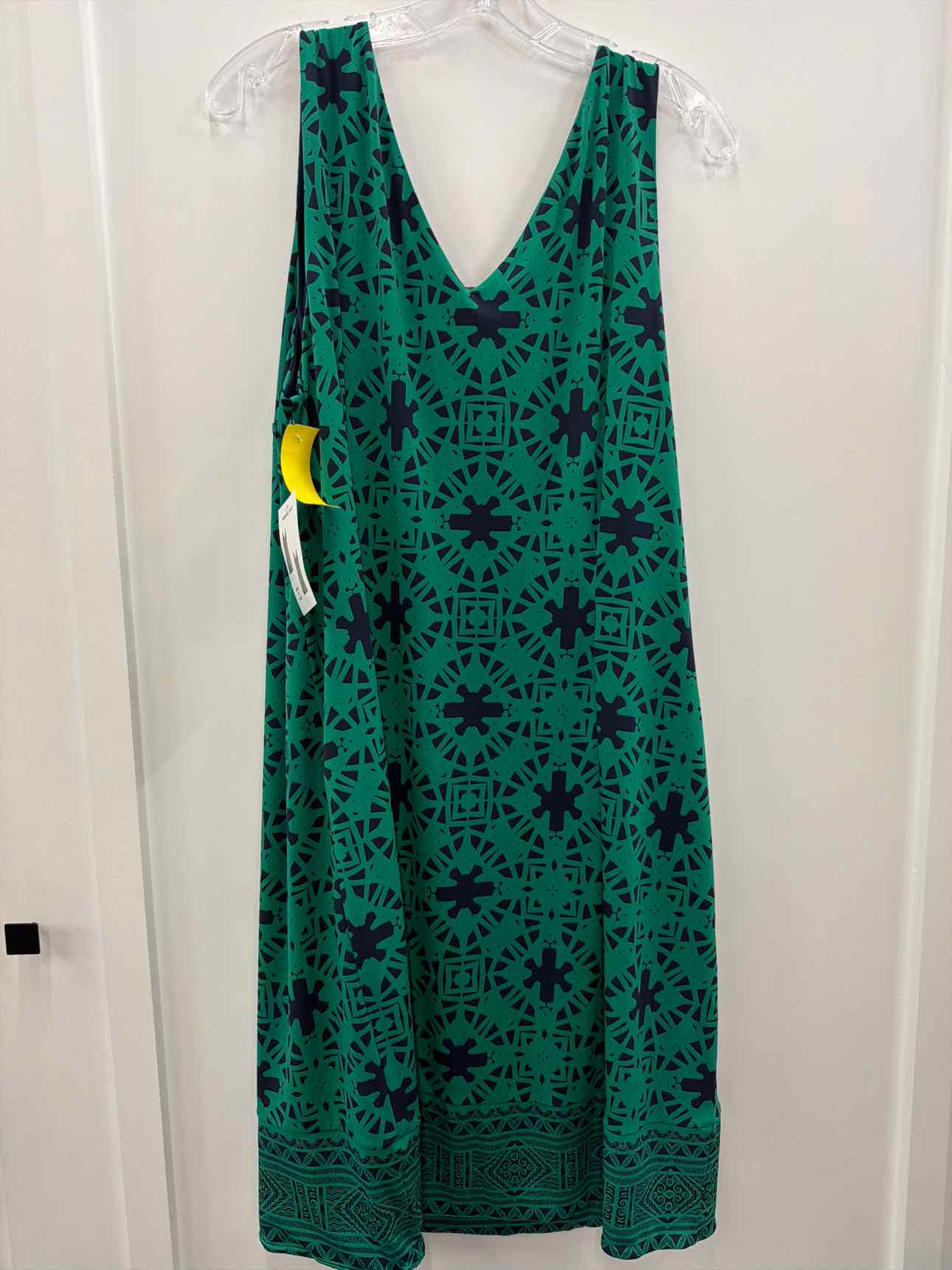 41 Hawthorn Size 2X Green/Blue Dress