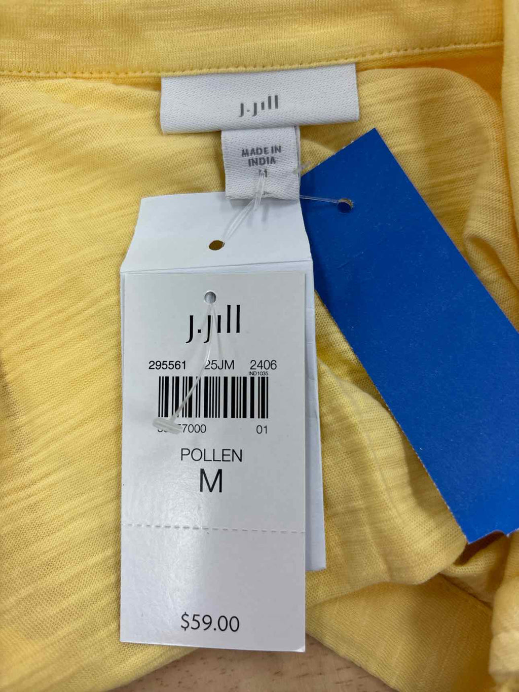 J Jill Size M Yellow New Shirt