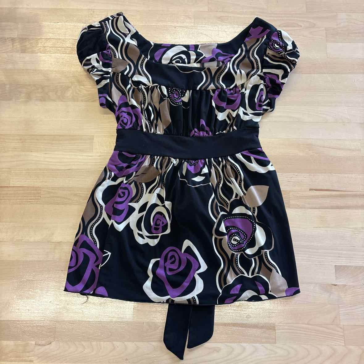 Olive & Oak Size XL Purple Blouse