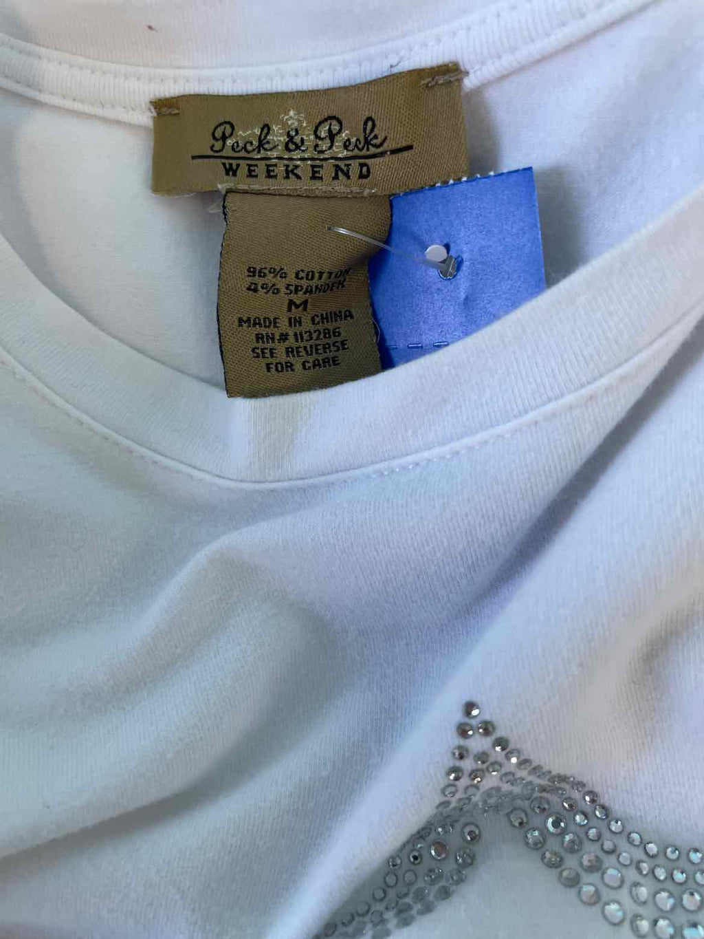 Peck&Peck Size M White Shirt