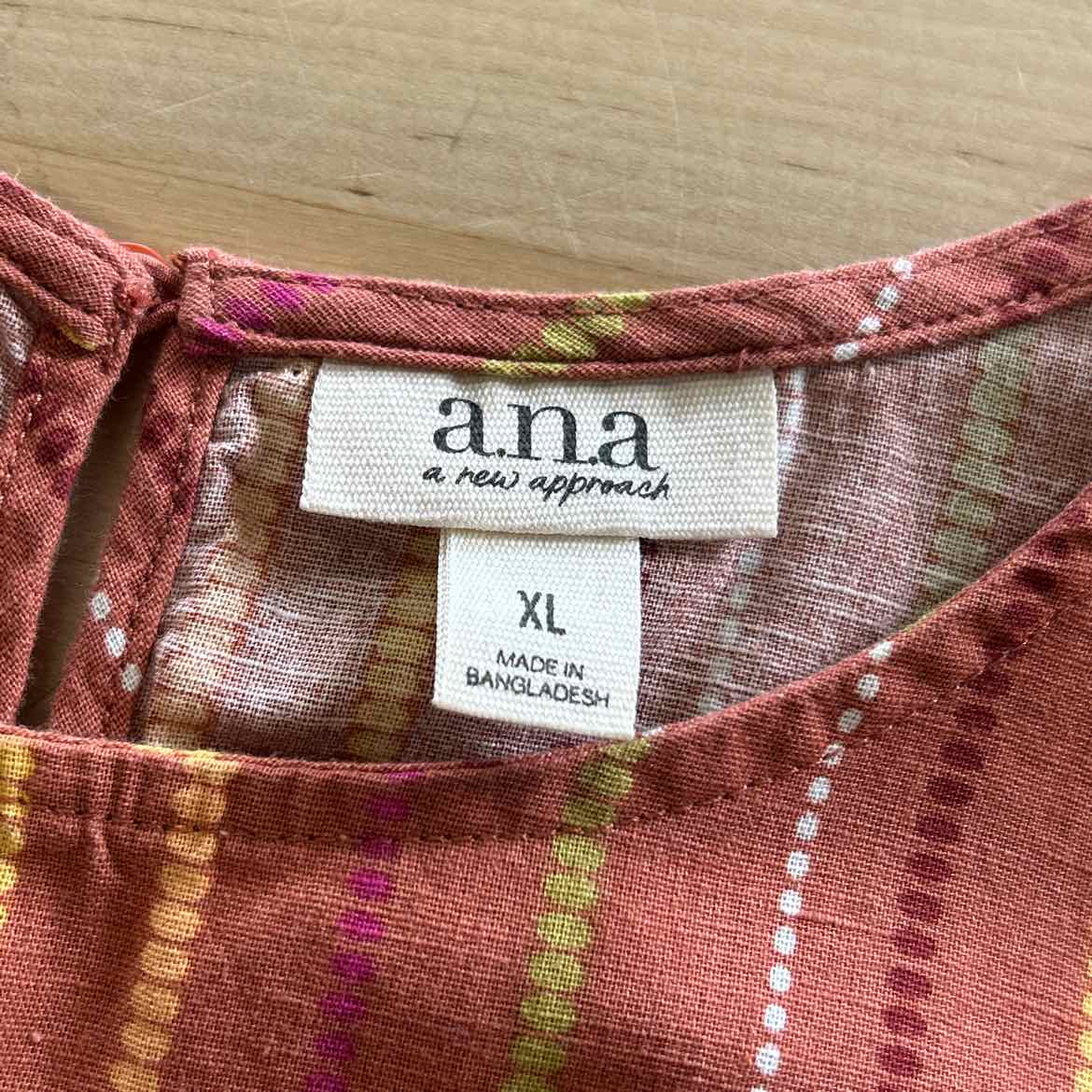 ANA Size XL Brown Preloved Tank