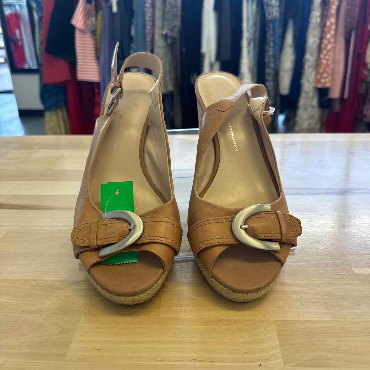 Franco Sarto Shoe Size 11 Tan Wedges