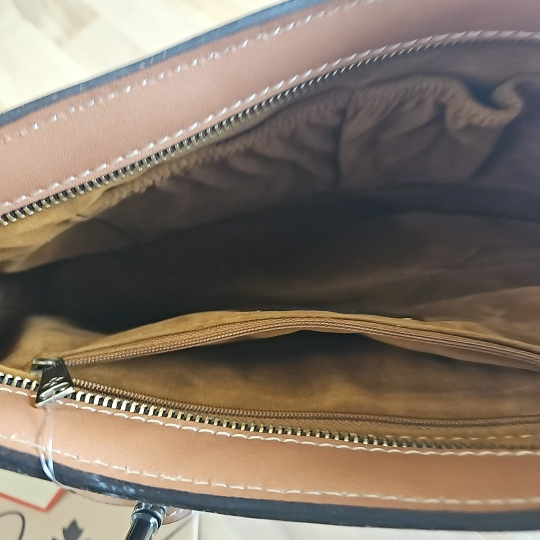 Patricia Nash Brown crossbody Leather New Handbag