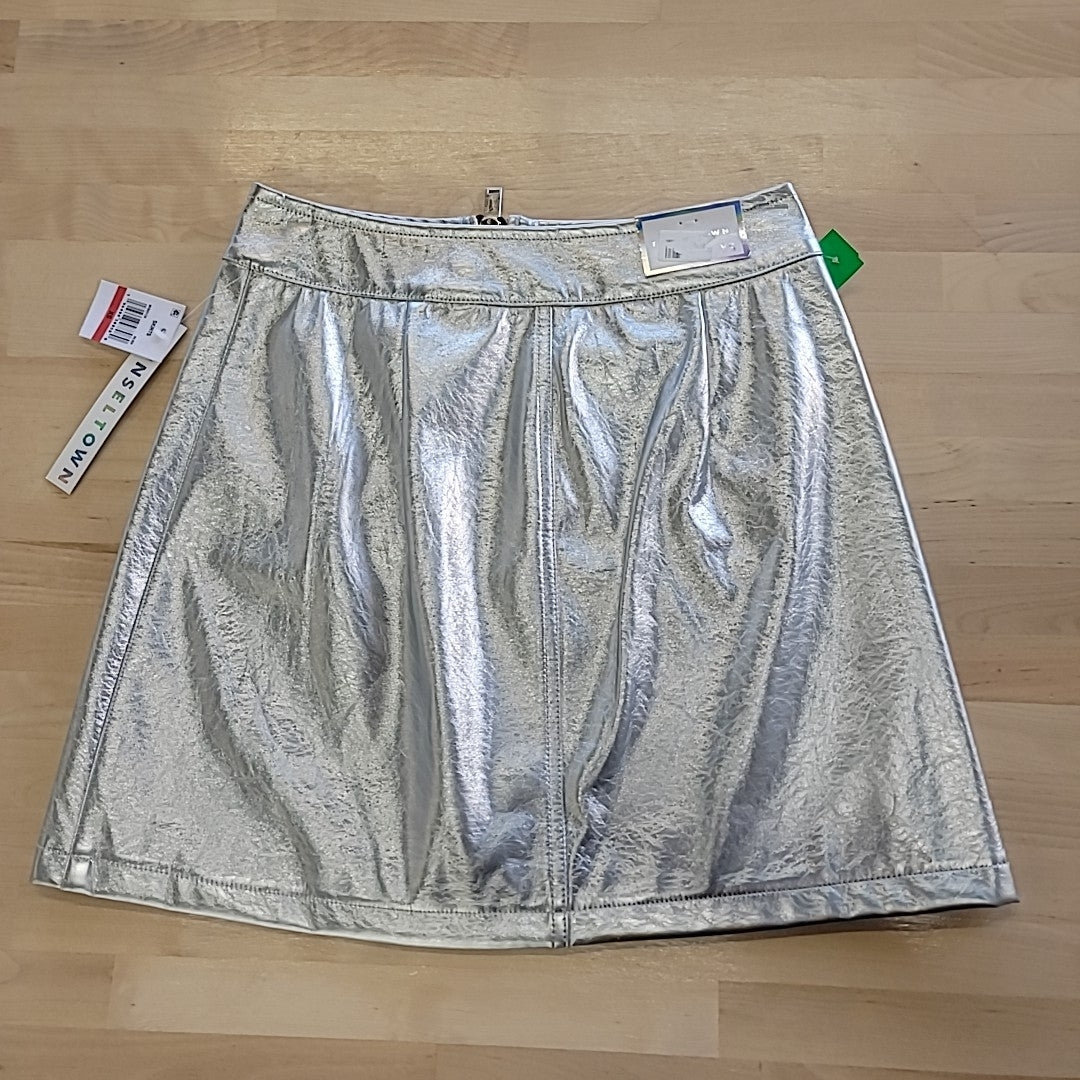 tinceltown Size XS Silver Skirt