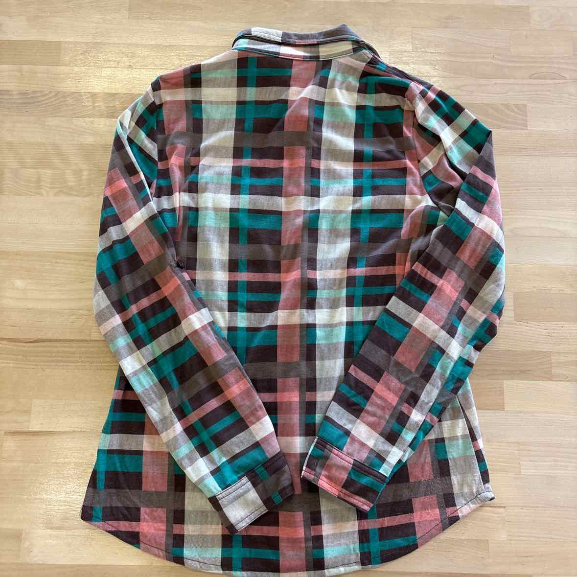 Bella D Size M Brown/Pink flannel