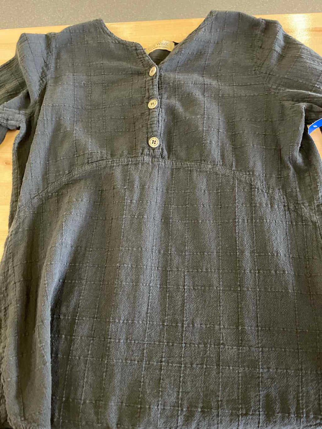 EzzEWear Size S Black Blouse