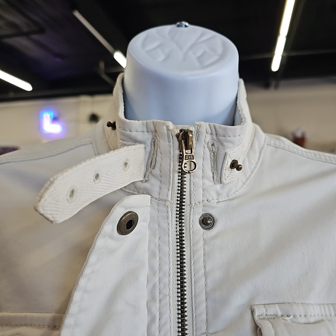 Abercrombie Size M White Jacket