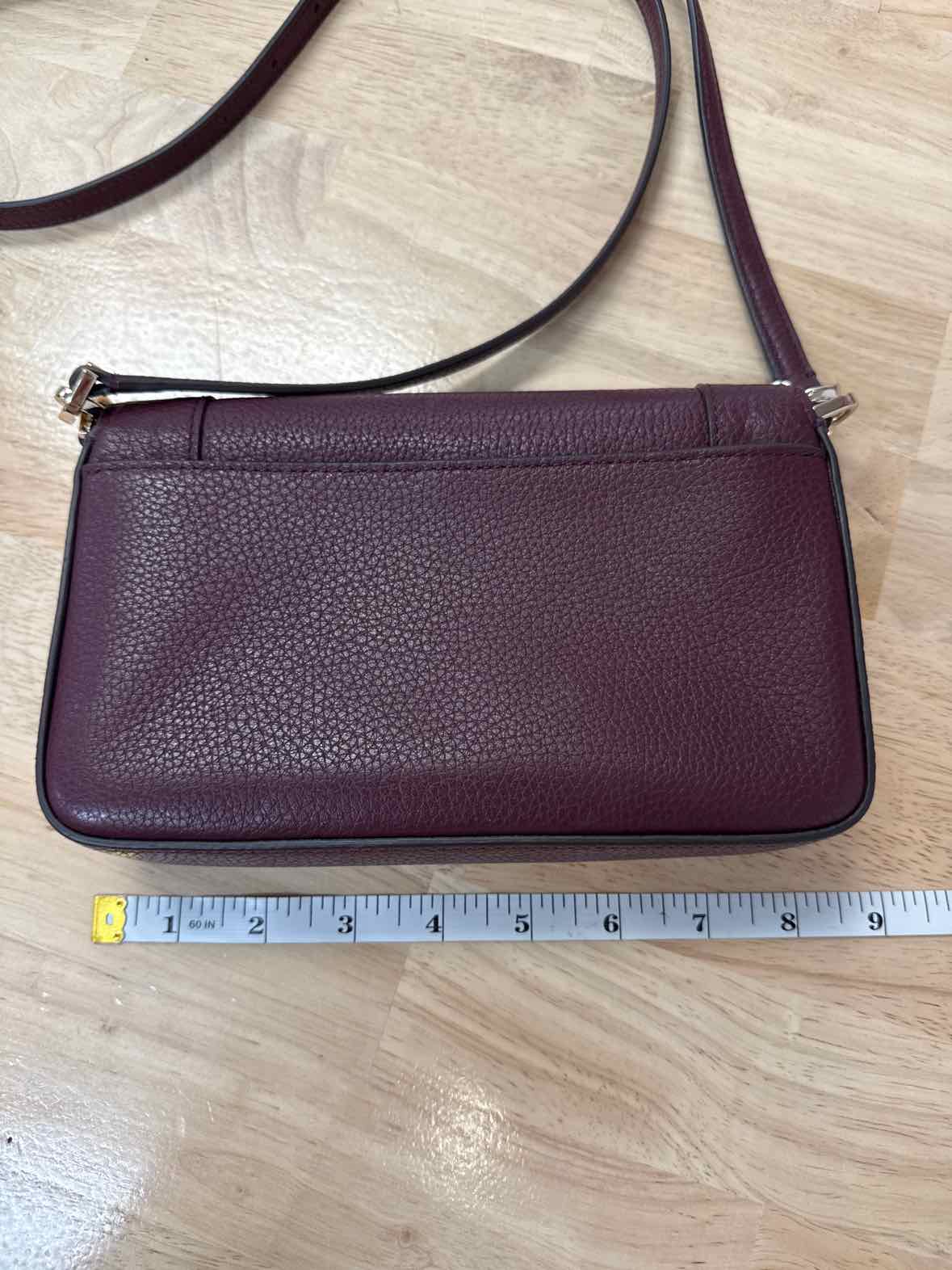 Kate Spade Maroon Lena Crossbody Leather Preloved Handbag
