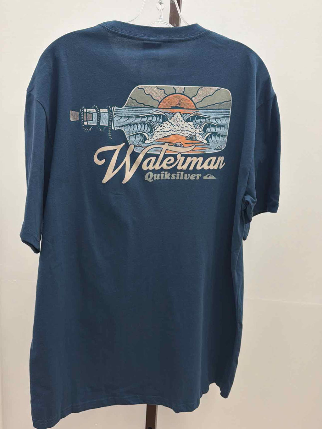 Quicksilver Size L Blue New MENS T-shirt