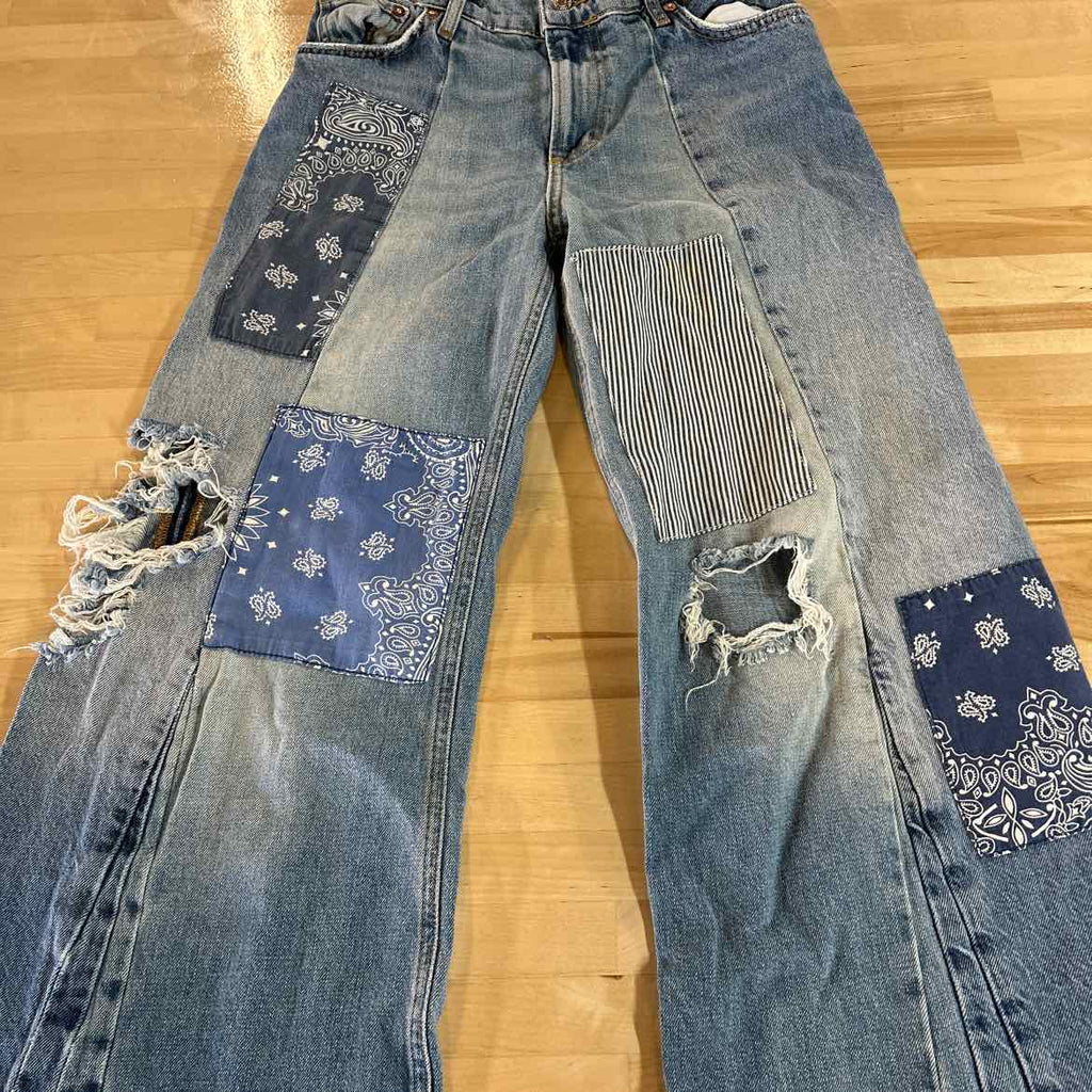 we the free Size 26 Blue Preloved Jeans