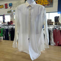 Joseph Abboud Size 3XL White Preloved MENS Button Down Shirt