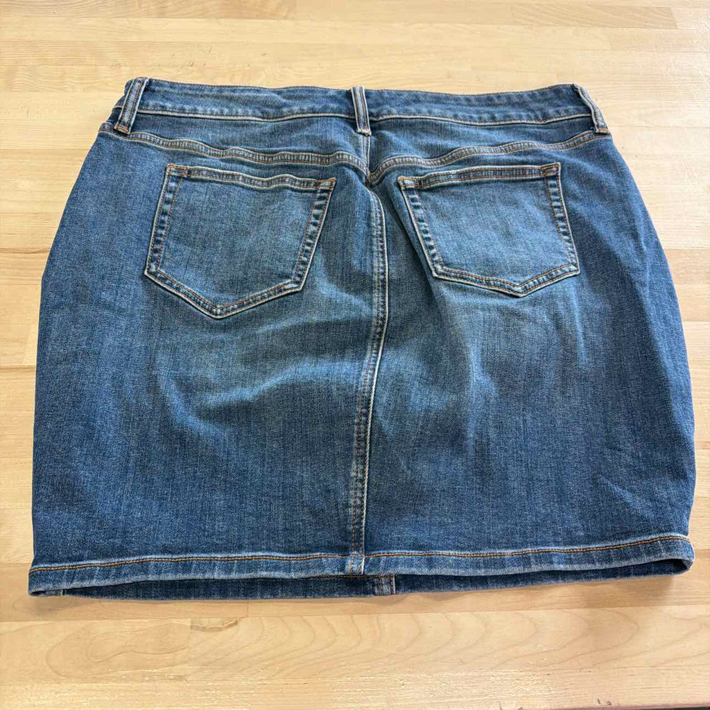 Torrid Size 12 Blue Denim Used Skirt