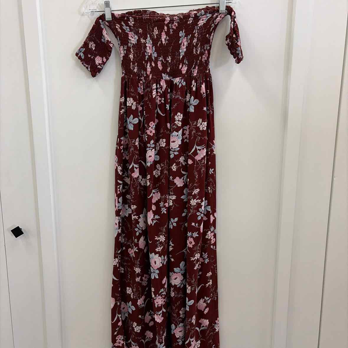 Japna Size S Burgundy Preloved Dress