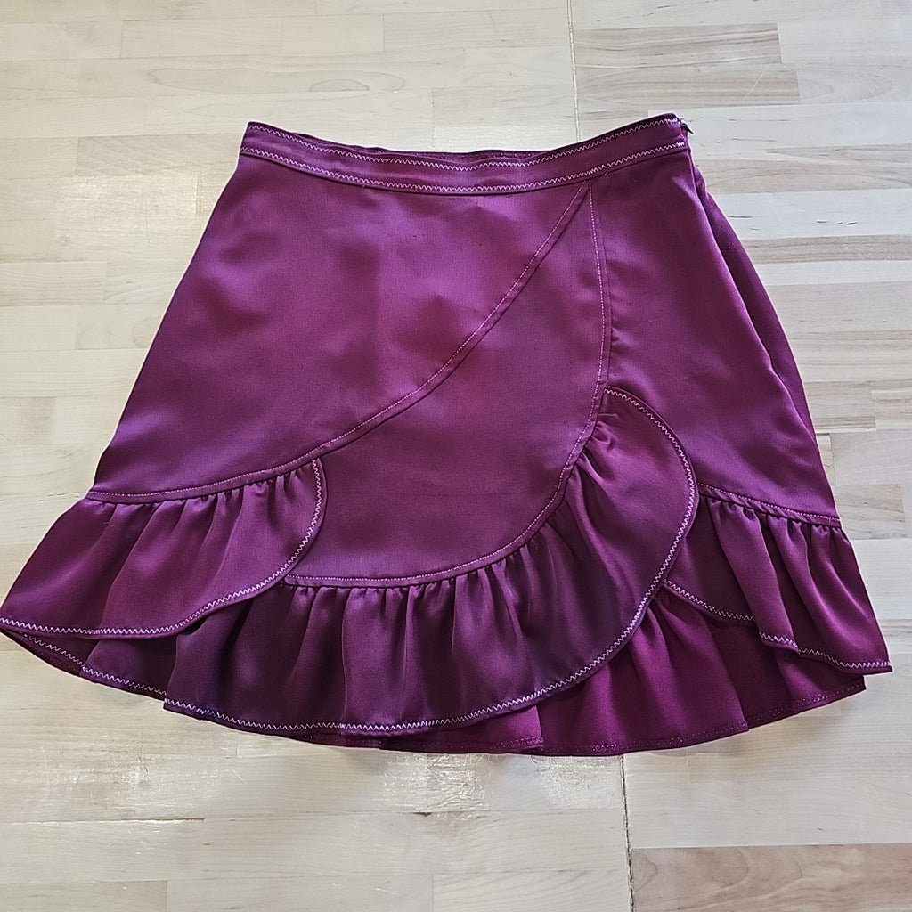 Devlin Size 6 Purple Polyester Preloved Skirt