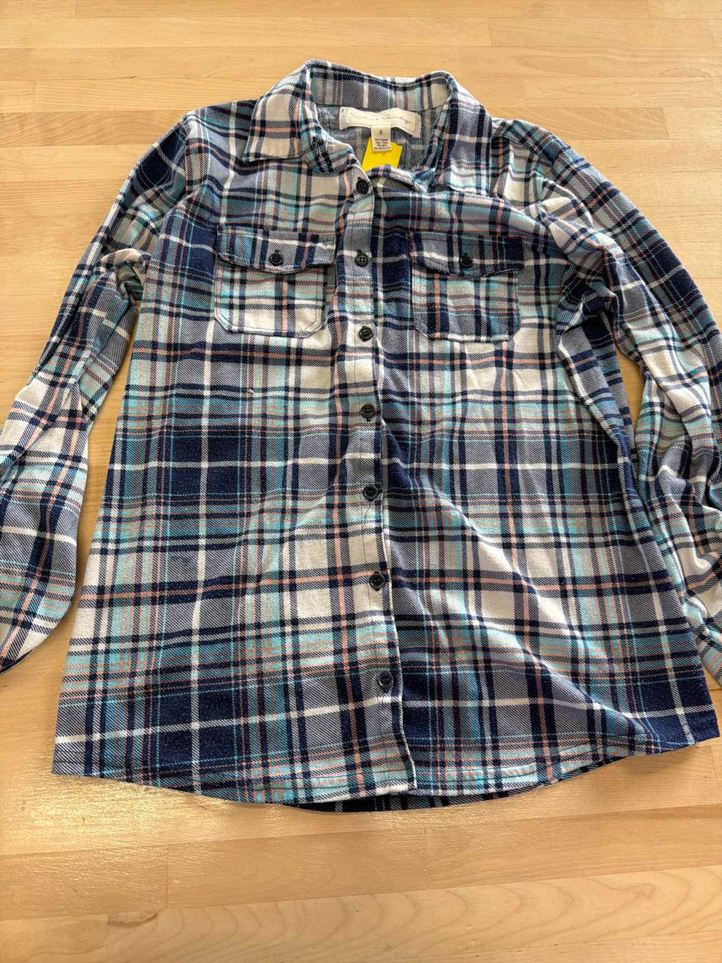 French Laundry Size S Blue Button Down Shirt