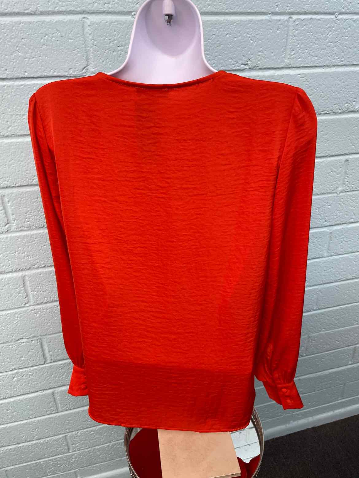 Vince Camuto Size XS Orange Blouse