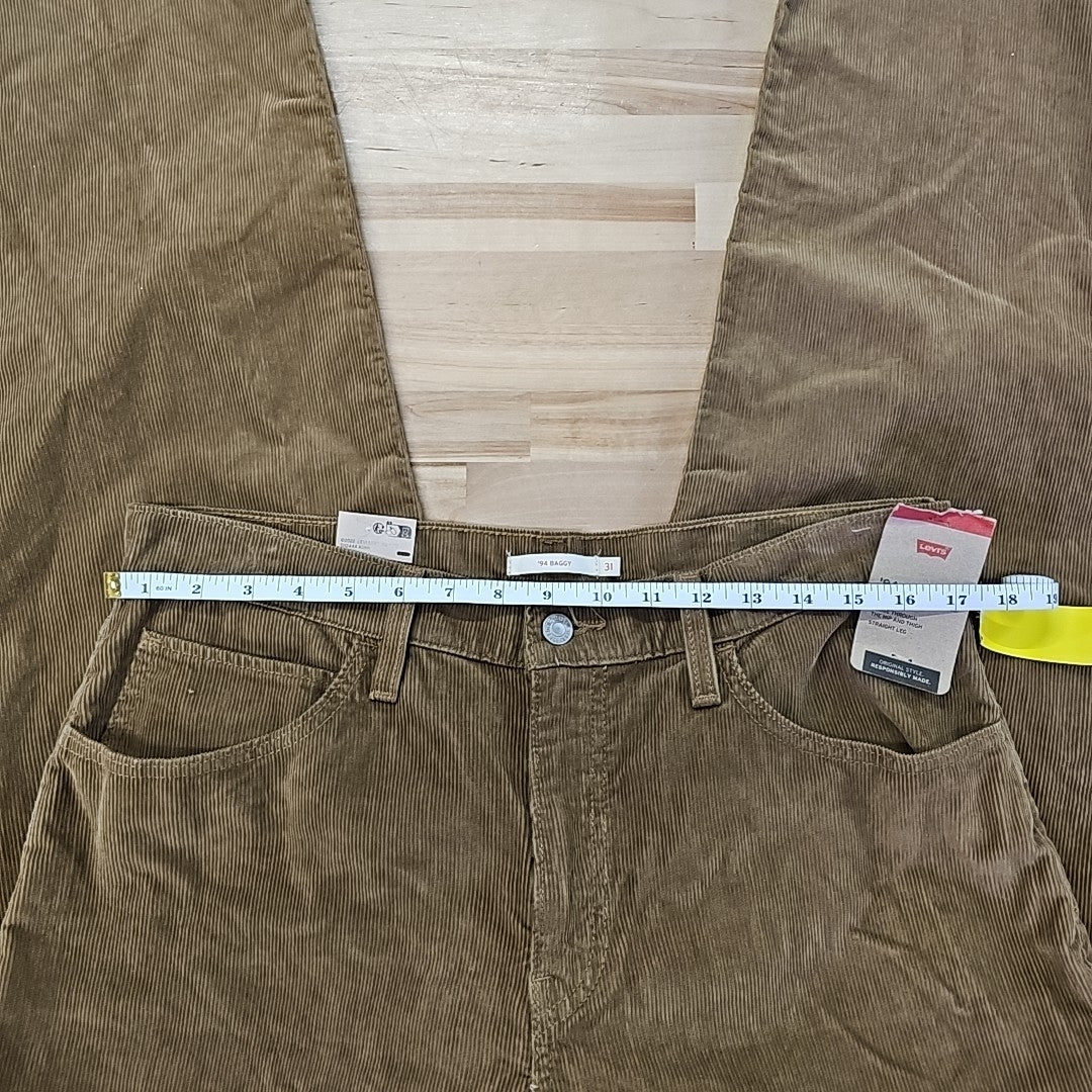 Levi's Women's '94 Baggy Cotton Mid-Rise Corduroy Pants