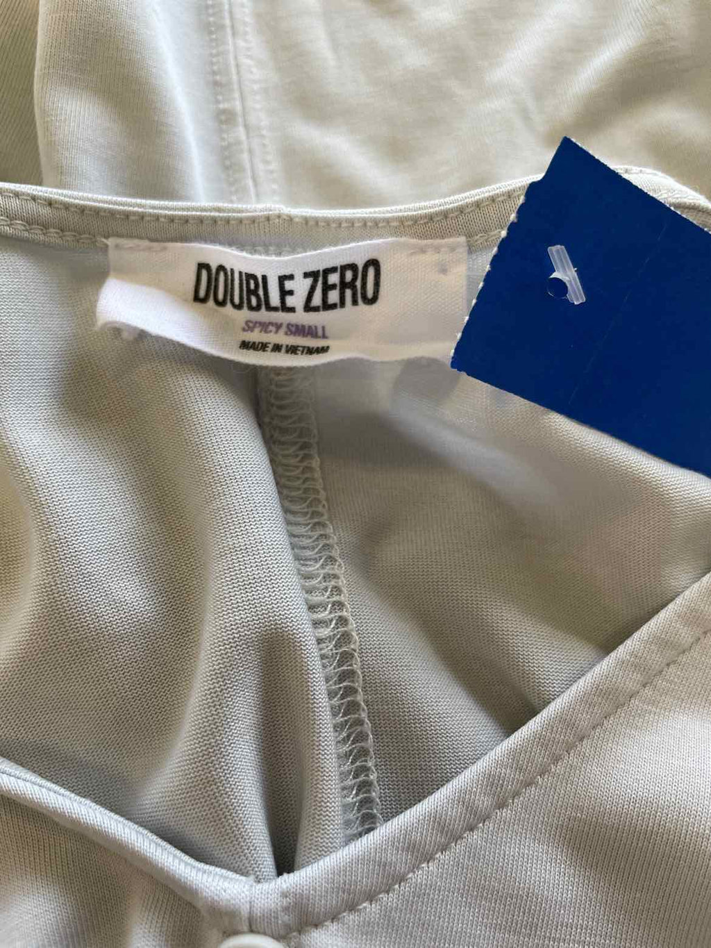 double zero Size S Gray Blouse