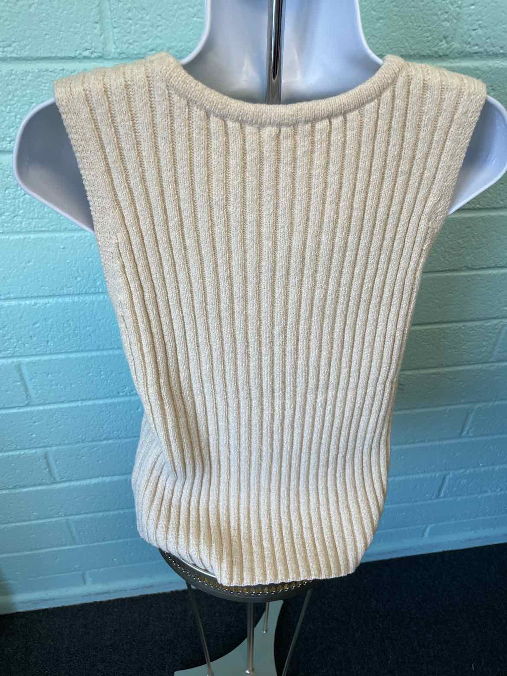 Bohme Size L Cream Vest