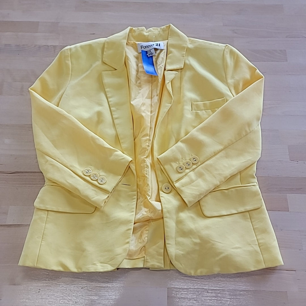 Forever 21 Size M Yellow Blazer