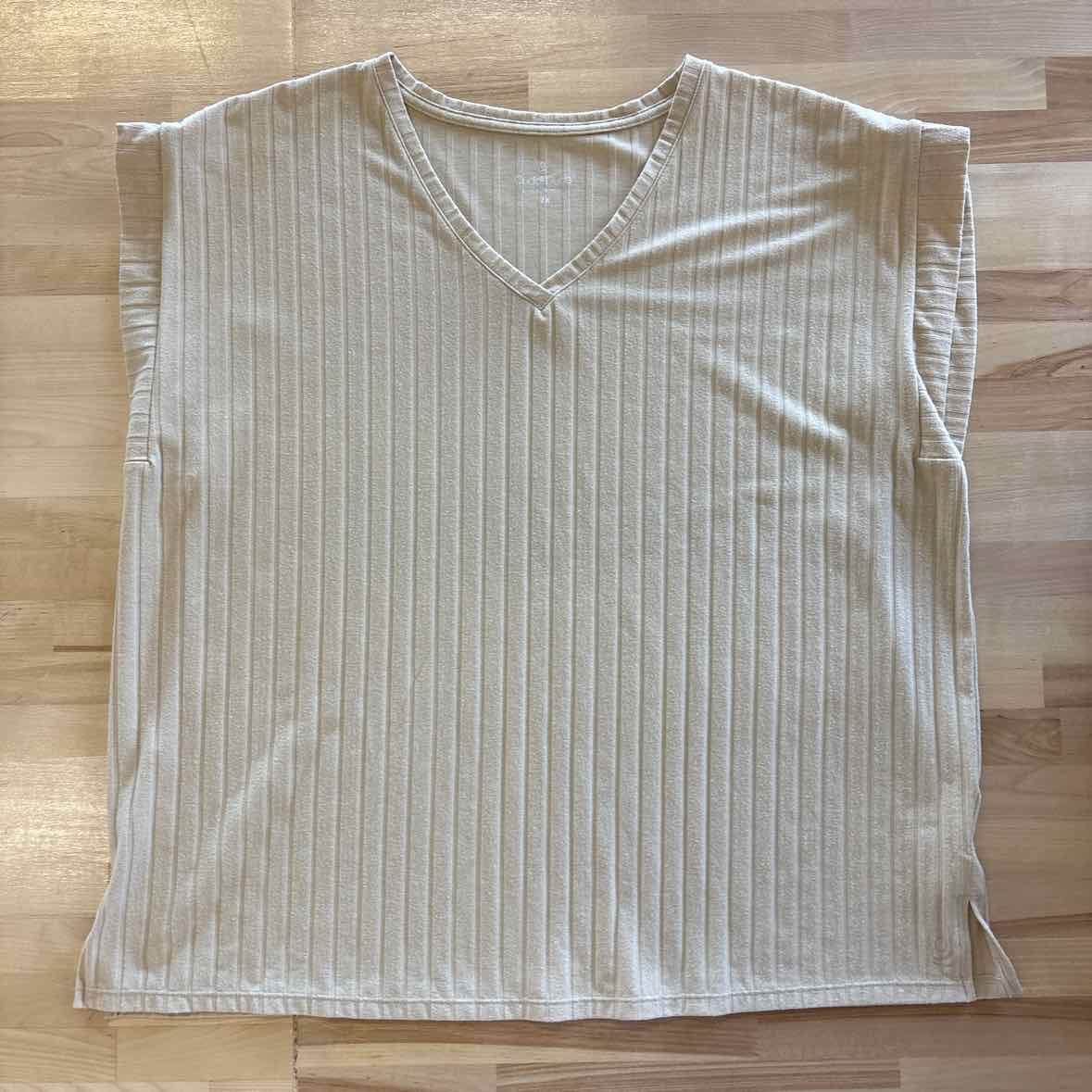 Cuddleduds Size 2X Beige Blouse