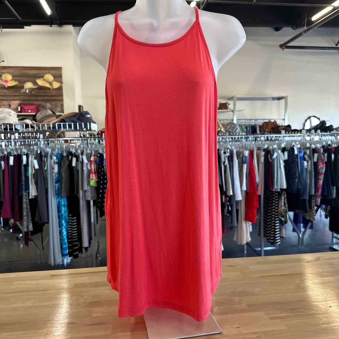 LouKeith Size L Orange Sleeveless