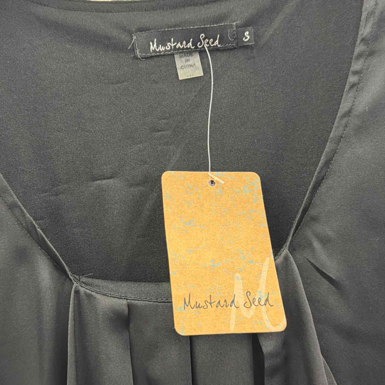 Mustard Seed Size S Black New Dress