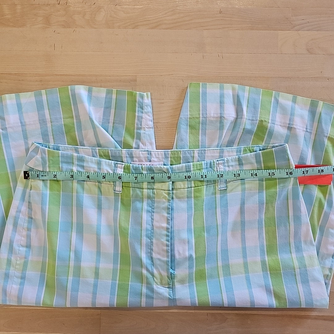 Anne Klein Size 10 Green/Blue Preloved Athletic Shorts