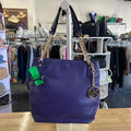 Michael Kors Purple Pebbled Leather Totes