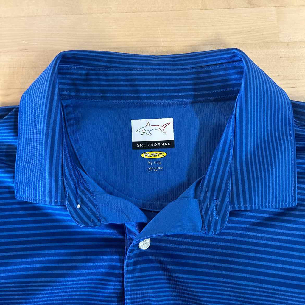 Greg Norman Size XL Blue Preloved MENS Polo