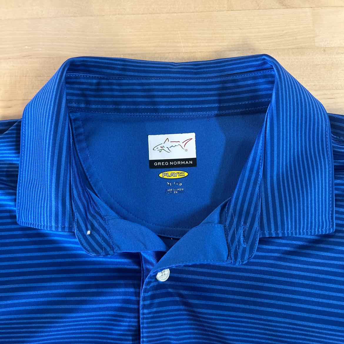 Greg Norman Size XL Blue Preloved MENS Polo