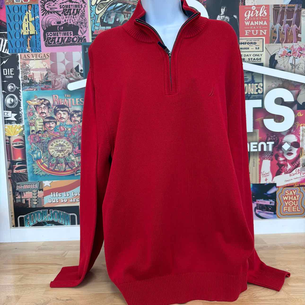 Nautica Size XL Red Preloved Jacket