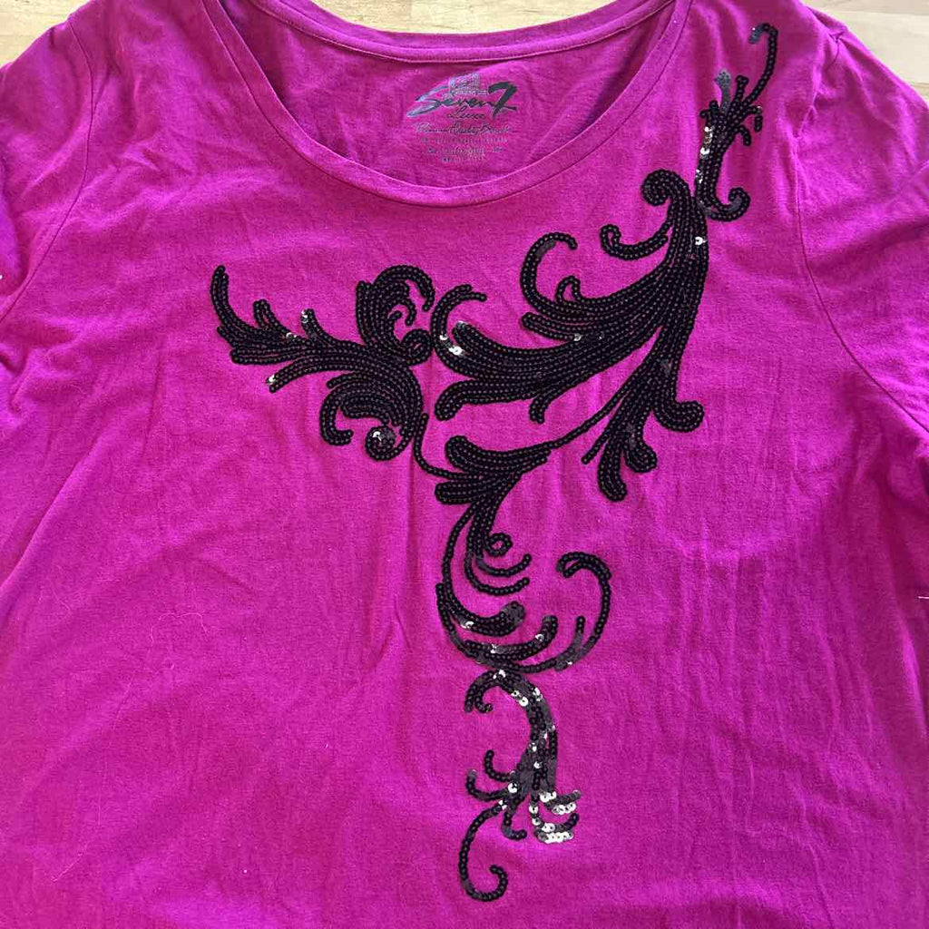 Seven 7 Size 22 Purple Preloved Long Sleeve
