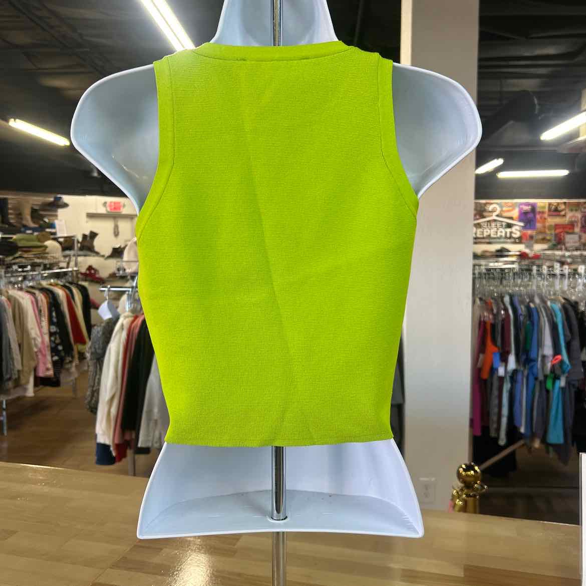 zara Size M Green Preloved Tank