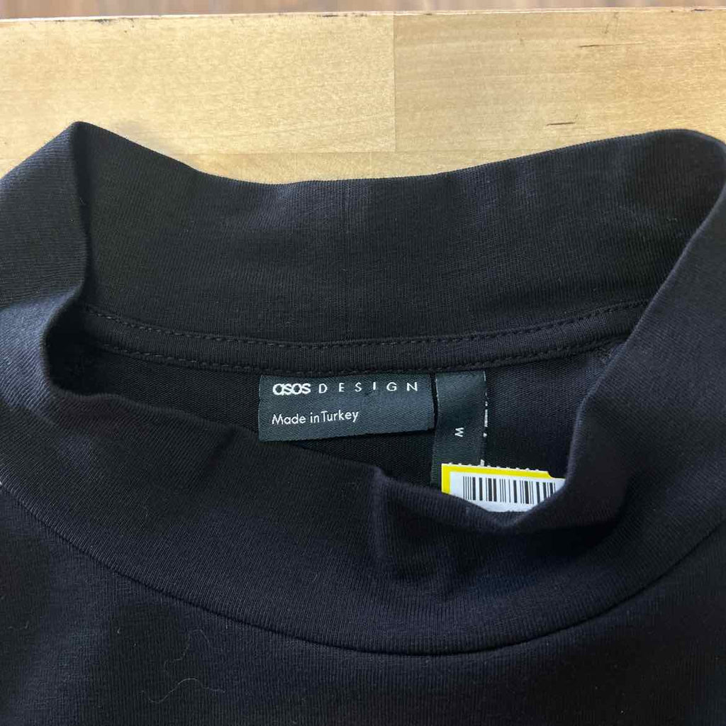 Asos Size M Black Preloved T-Shirt SS