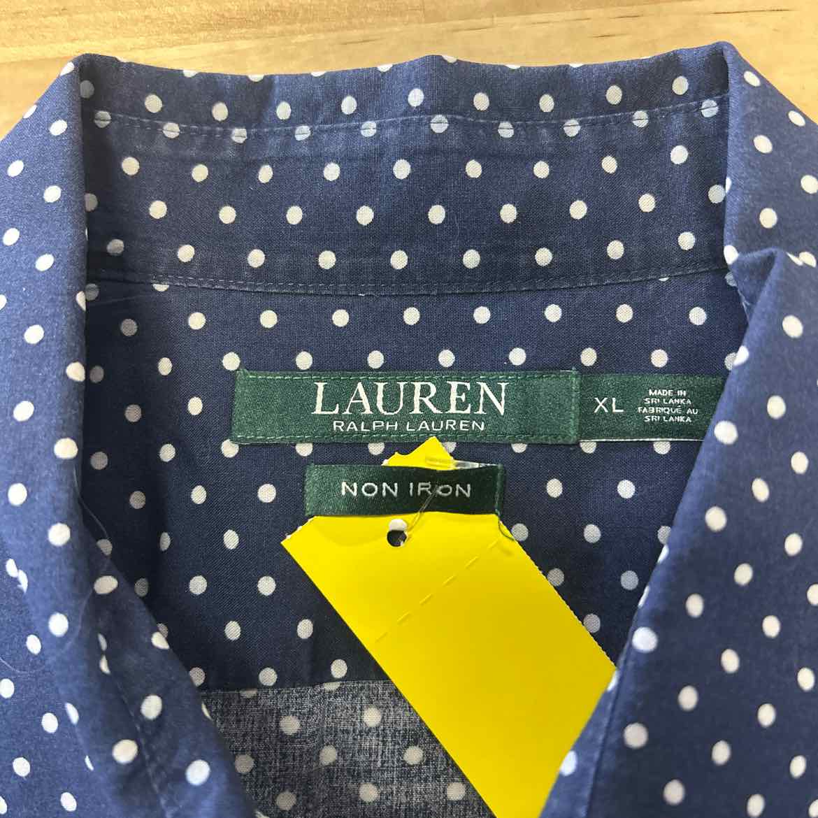Ralph Lauren Size XL Blue Preloved Button Down LS